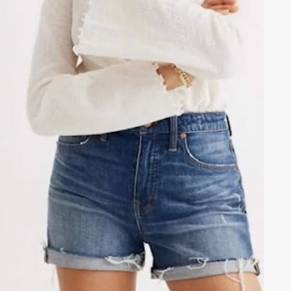 Madewell High-rise Cut-off Shorts Size 27 - Picture 2 of 7